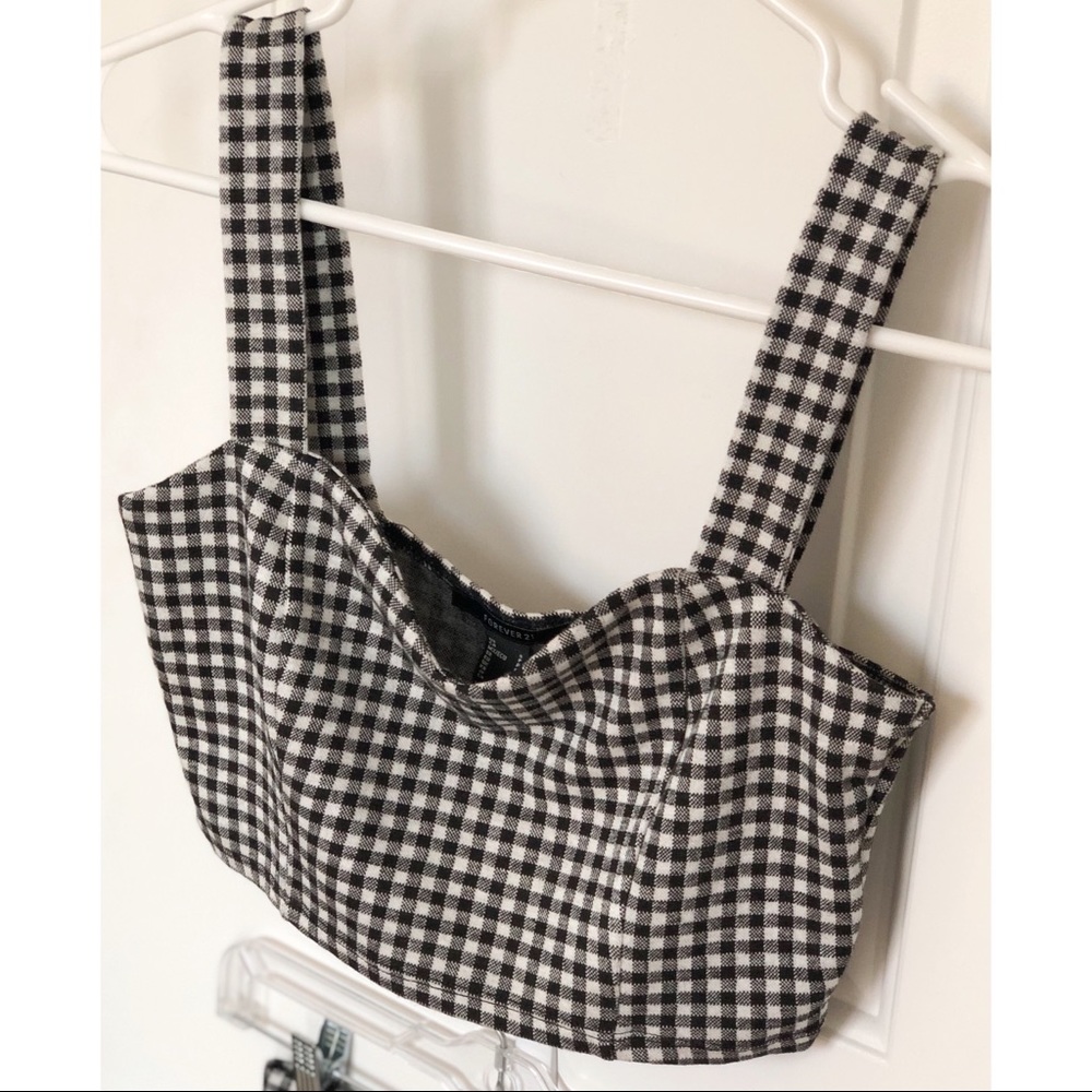 Black And White Matching Gingham Set - image 6